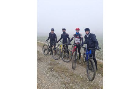 Sortie VTT hivernale dans le brouillard 19-01-2025